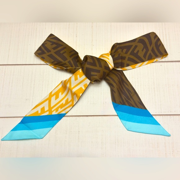 Fendi Silk Bag Scarf - Picture 1 of 3